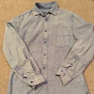 Mossimo men’s linen cotton button down LIKE NEW